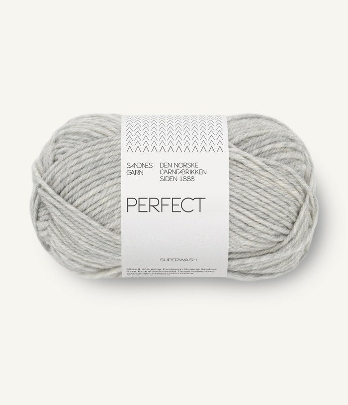 PERFECT von SANDNES – 1032 light grey mottled