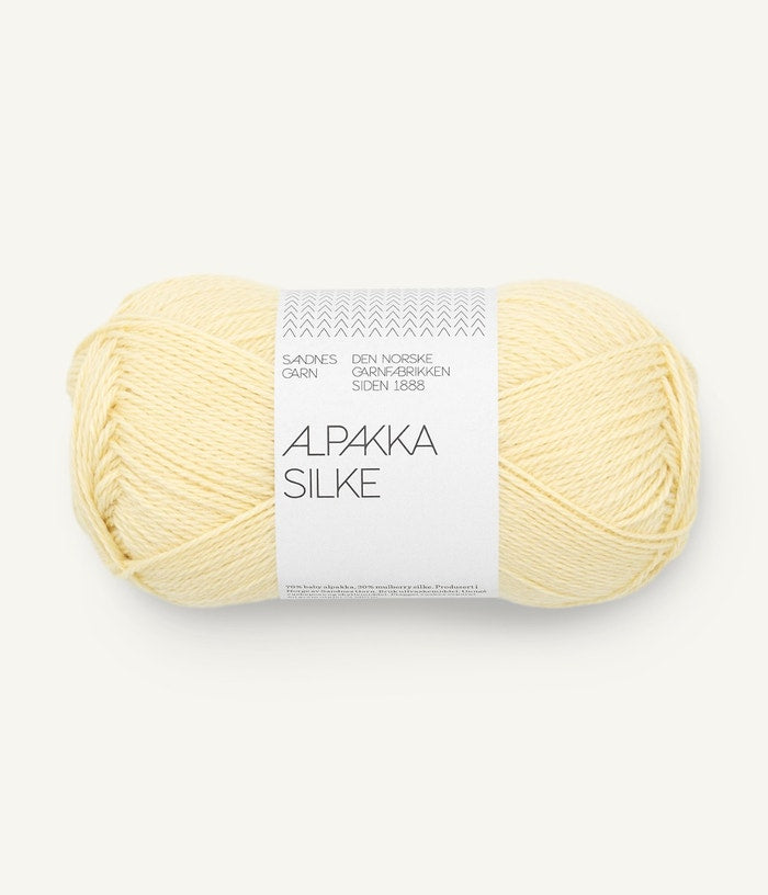 ALPAKKA SILKE von SANDNES – 2112 light yellow