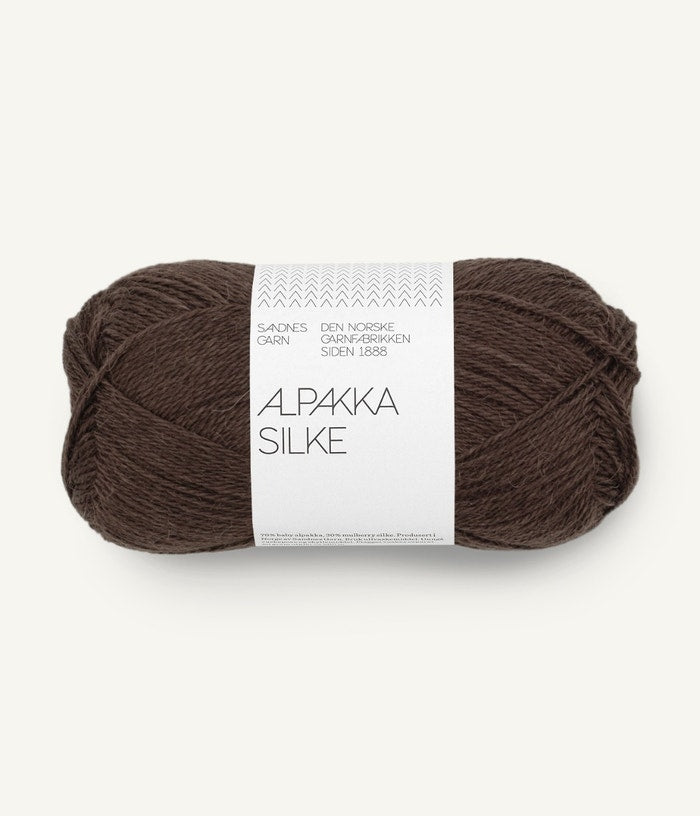 ALPAKKA SILKE von SANDNES – 3591 chocolate plum