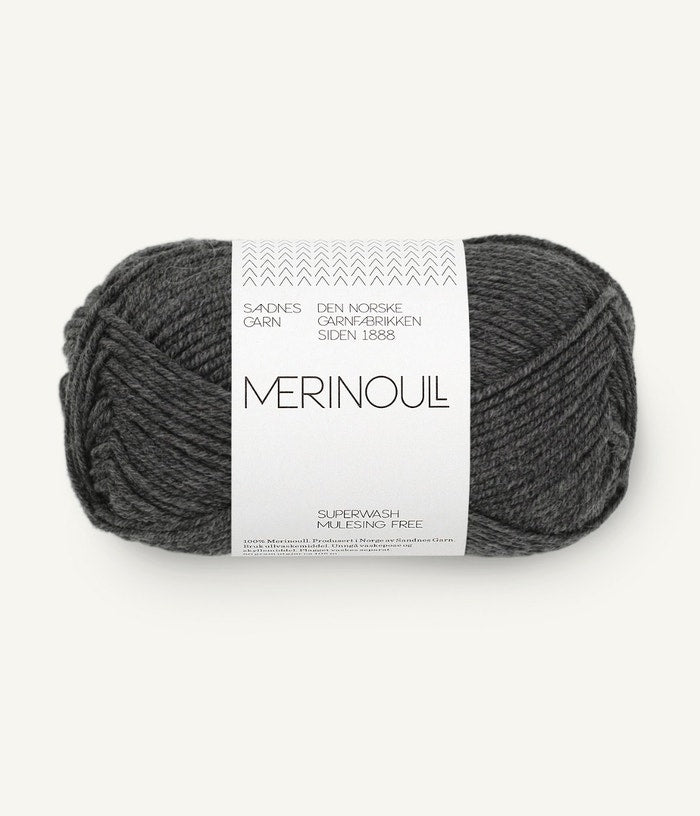 MERINOULL von SANDNES – 1065 charcoal melange