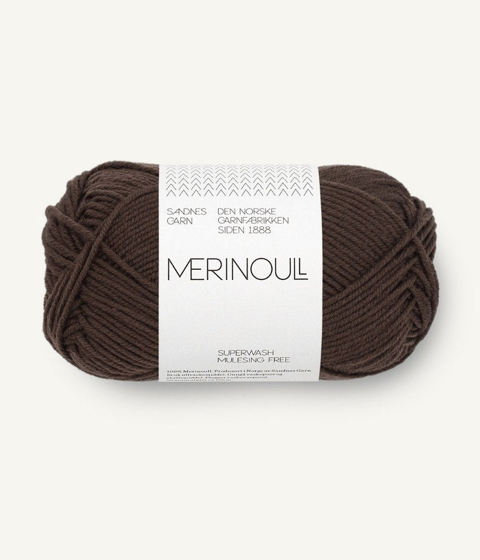 MERINOULL von SANDNES – 3081 dark brown