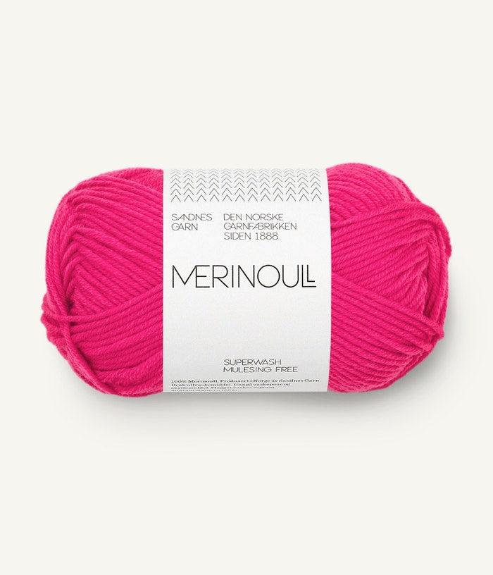 MERINOULL von SANDNES – 4518 hot pink