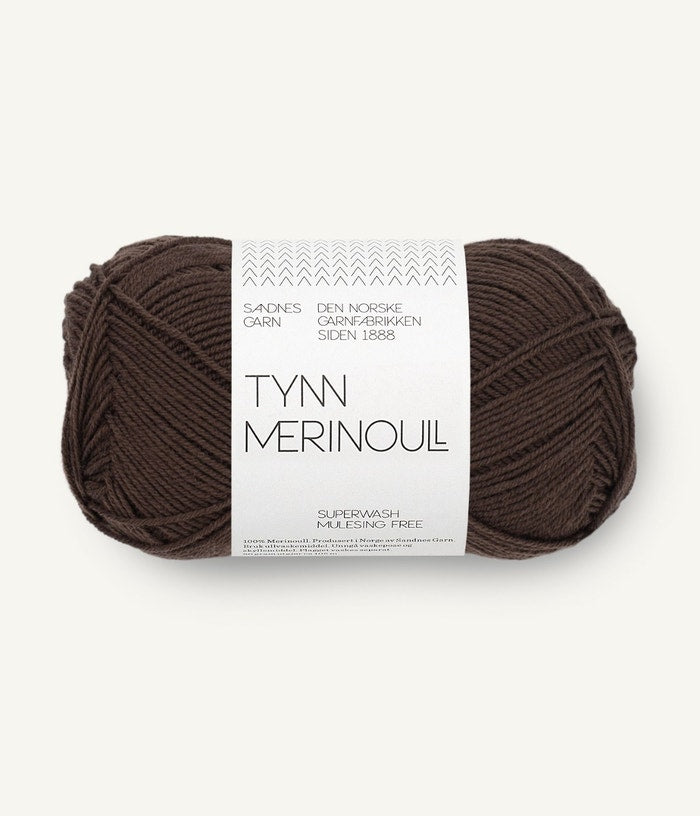 TYNN MERINOULL von SANDNES – 3081 dark brown