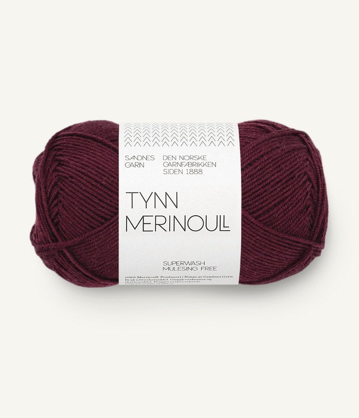 TYNN MERINOULL von SANDNES – 4372 deep burgundy