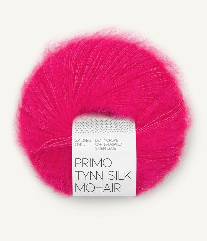 PRIMO TYNN SILK MOHAIR von SANDNES – 4518 hot pink