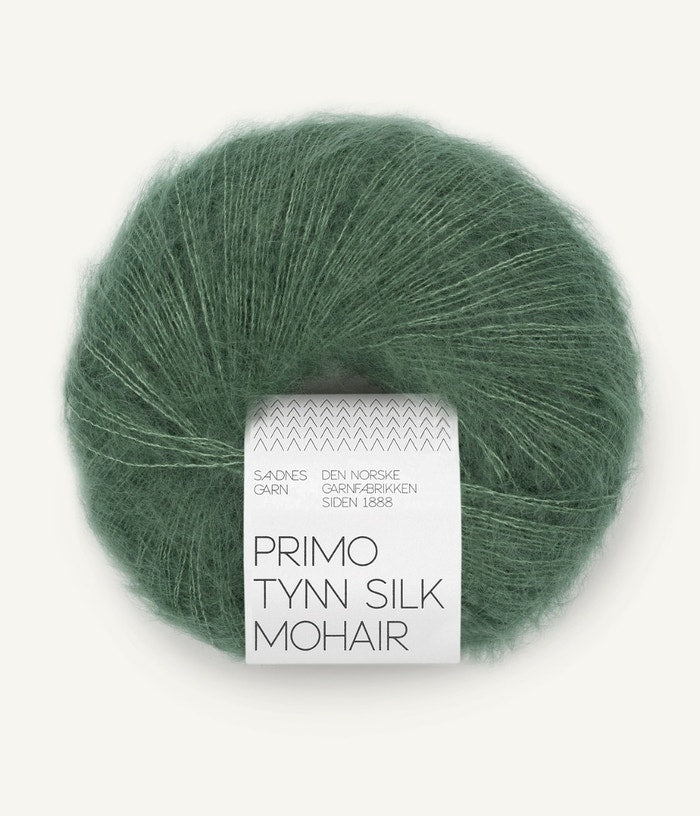 PRIMO TYNN SILK MOHAIR von SANDNES – 8073 elm green