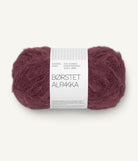 BØRSTET ALPAKKA von SANDNES – 4372 deep burgundy