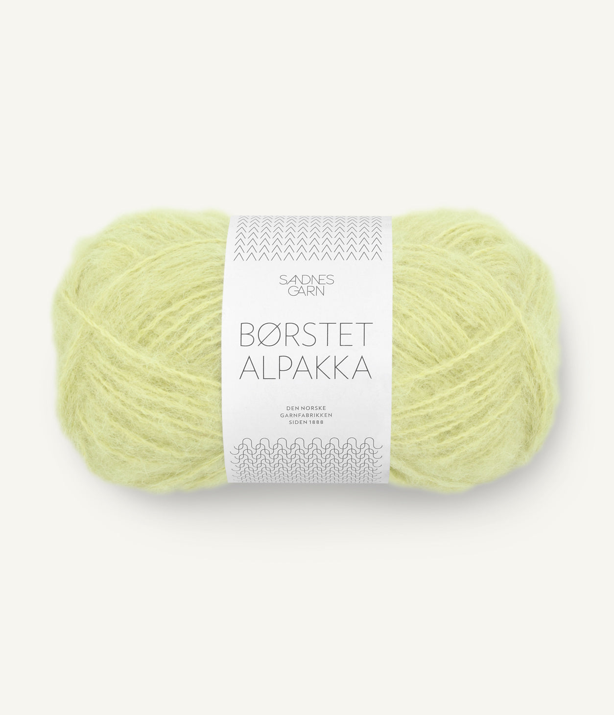 BØRSTET ALPAKKA von SANDNES – 9523 lime punch