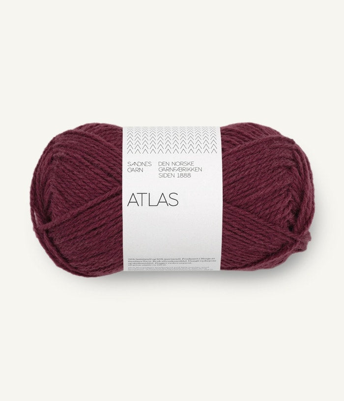 ATLAS von SANDNES – 4372 burgundy