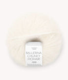 SANDNES BALLERINA CHUNKY MOHAIR 1001 true white