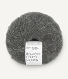 SANDNES BALLERINA CHUNKY MOHAIR 1053 dark grey melange