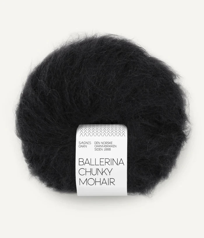 SANDNES BALLERINA CHUNKY MOHAIR 1099 black