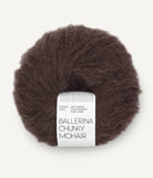 SANDNES BALLERINA CHUNKY MOHAIR 3591 chocolate plum
