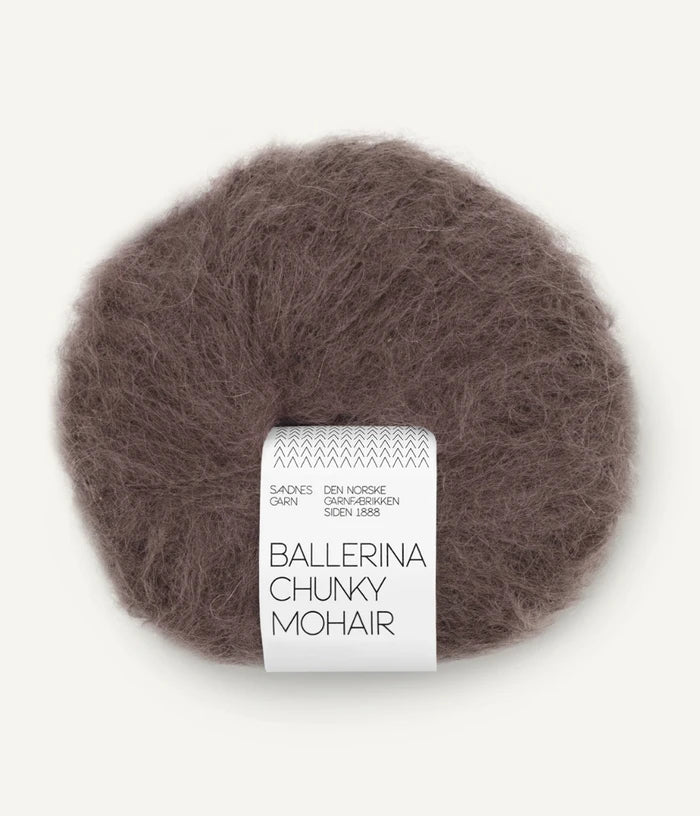 SANDNES BALLERINA CHUNKY MOHAIR 3880 dark chocolate