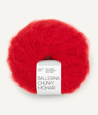 SANDNES BALLERINA CHUNKY MOHAIR 4219 true red