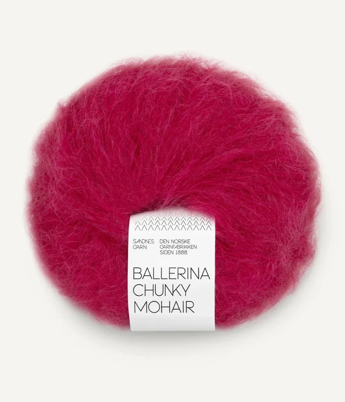 SANDNES BALLERINA CHUNKY MOHAIR 4255 rumba red