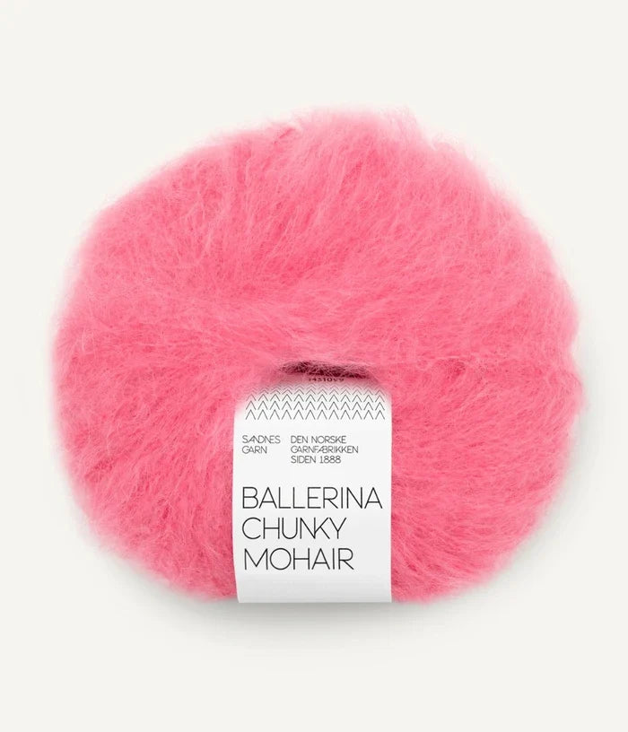 SANDNES BALLERINA CHUNKY MOHAIR 4315 bubblegum pink