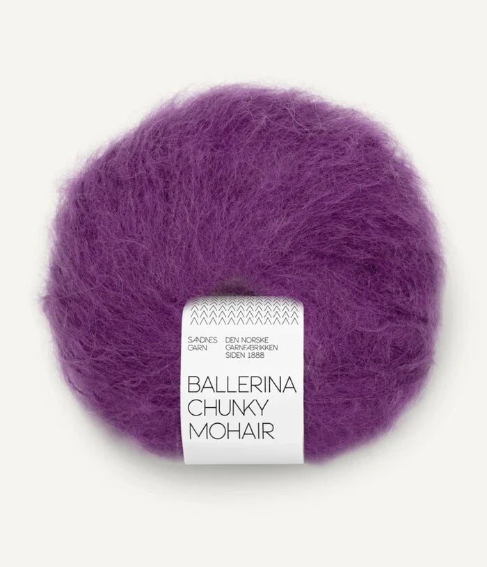 SANDNES BALLERINA CHUNKY MOHAIR 5045 plum