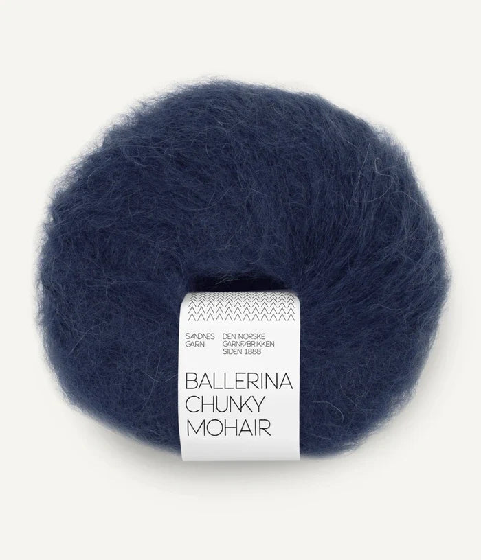 SANDNES BALLERINA CHUNKY MOHAIR 5581 deep navy