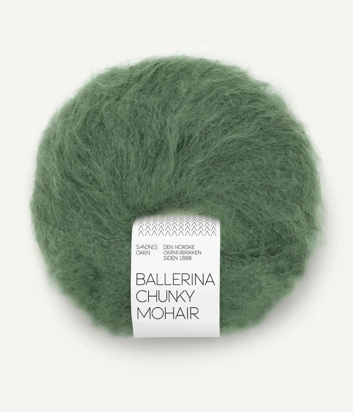 SANDNES BALLERINA CHUNKY MOHAIR 8073 elm green
