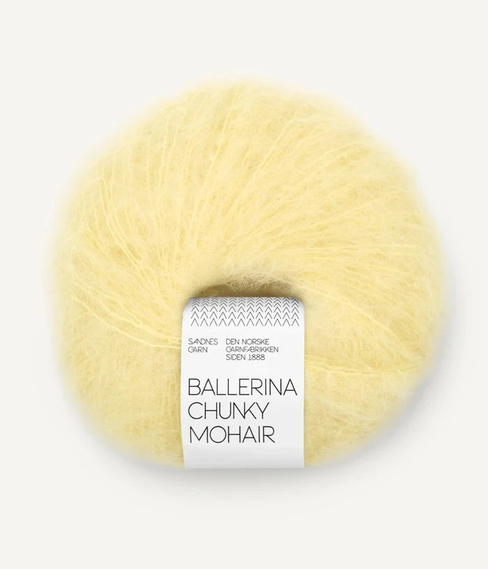 SANDNES BALLERINA CHUNKY MOHAIR 9602 lemonade