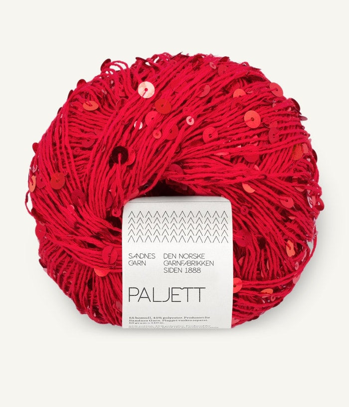 Sandnes Garn Paljett 4290 Red Carpet Ready