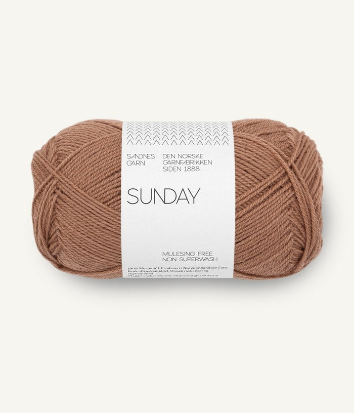 SUNDAY von SANDNES – 3342 mocha mousse