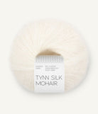 TYNN SILK MOHAIR von SANDNES – 1001 true white