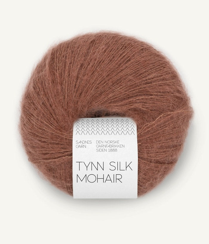 TYNN SILK MOHAIR von SANDNES – 3052 pecan brown