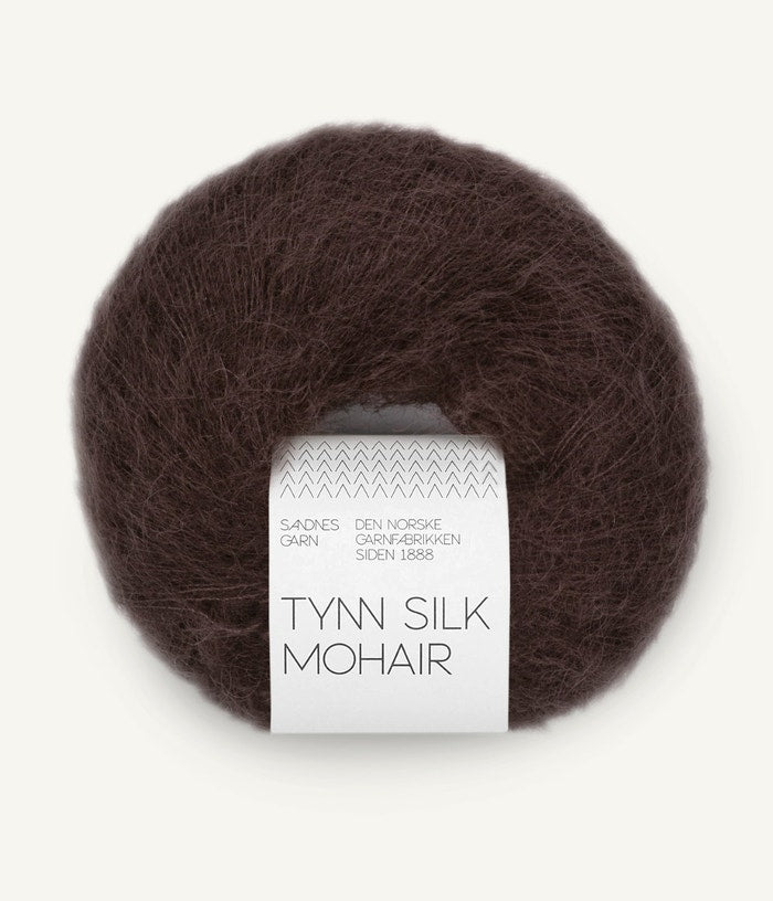 TYNN SILK MOHAIR von SANDNES – 3591 chocolate plum