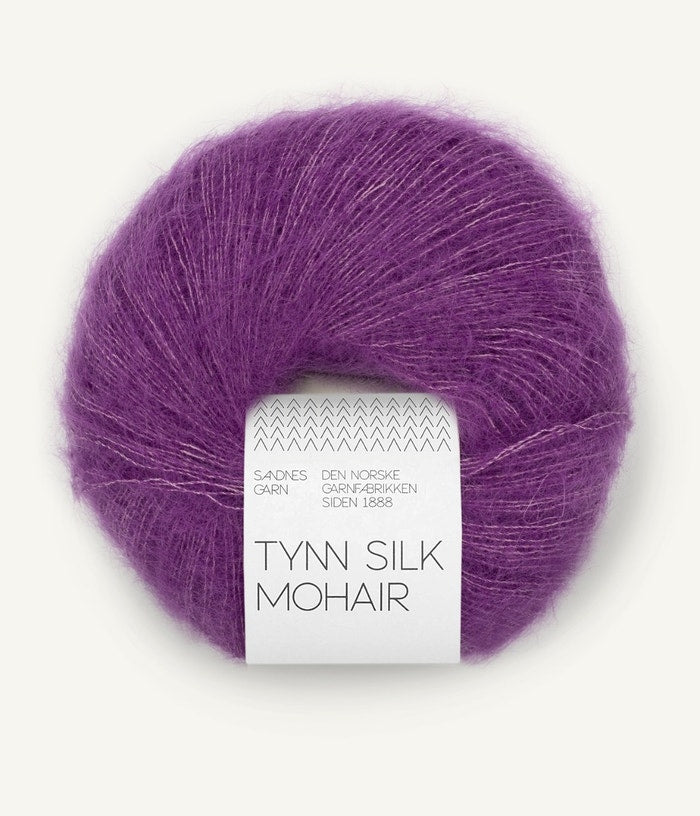 TYNN SILK MOHAIR von SANDNES – 5045 plum