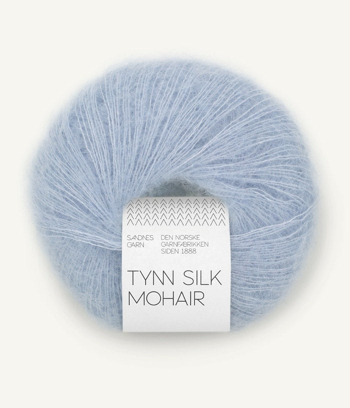 TYNN SILK MOHAIR von SANDNES – 5812 brunnera blue