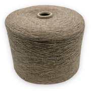 Tweed Braun 500gr. Schurwolle Viskose Seide Polyamid NM 15